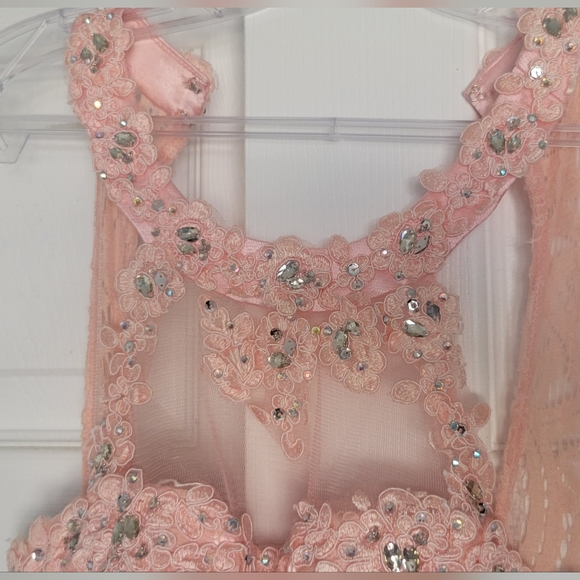 Prom/Homecoming/Formal Pink dress size 4 - Picture 6 of 7